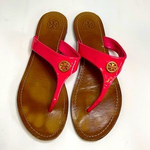 Tory Burch Pink Cameron Thong Slip On Sandal Sz10